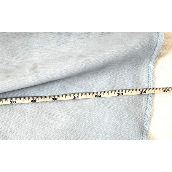 Milkmaid Dress Medium Light Blue Ruffle Peasant Cottagecore Fairy Whimsy Spring - Picture 7 of 9